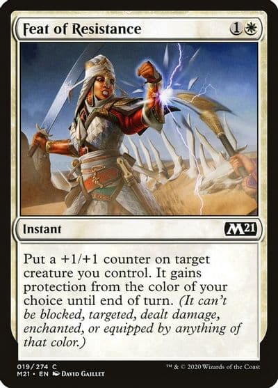 Feat of Resistance Core Set 2021 Magic card