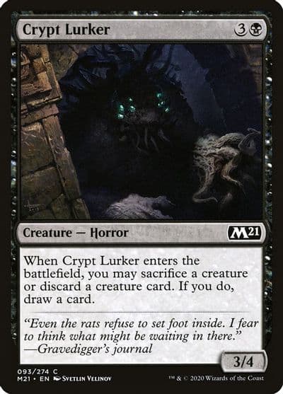 Crypt Lurker Core Set 2021 Magic card