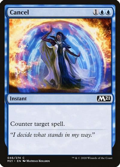 Cancel Core Set 2021 Magic card