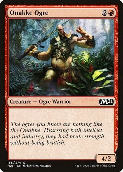 Onakke Ogre Core Set 2021 Magic card