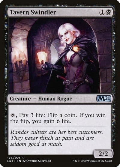 Tavern Swindler Core Set 2021 Magic card