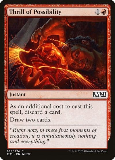 Thrill of Possibility Core Set 2021 Magic card