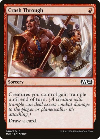Crash Through Core Set 2021 Magic card