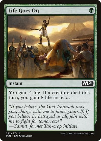 Life Goes On Core Set 2021 Magic card