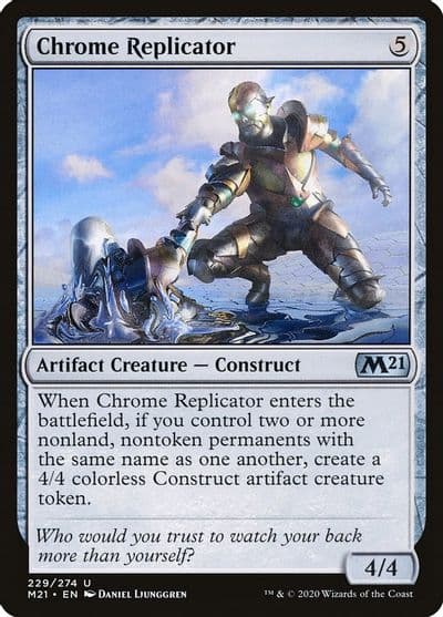 Chrome Replicator Core Set 2021 Magic card