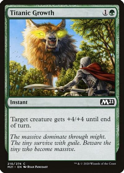 Titanic Growth Core Set 2021 Magic card