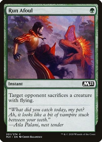 Run Afoul Core Set 2021 Magic card