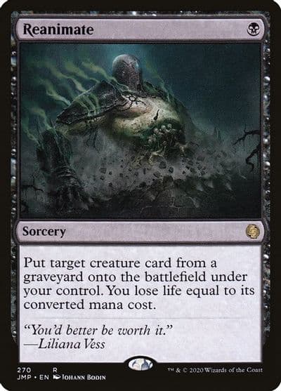 Reanimate Jumpstart Magic card