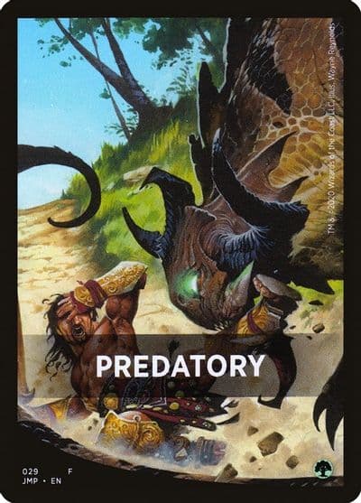 Predatory Theme Card Jumpstart Magic card