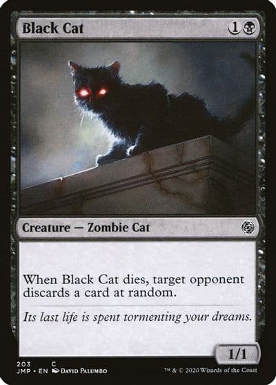 Black Cat Jumpstart Magic card
