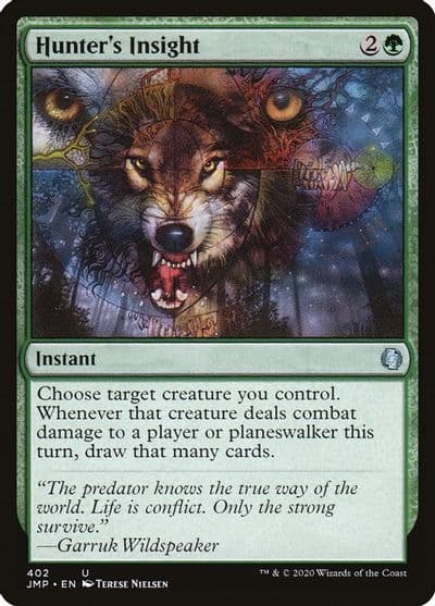 Hunters Insight Jumpstart Magic card