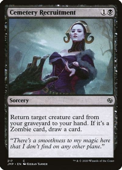 Cemetery Recruitment Jumpstart Magic card