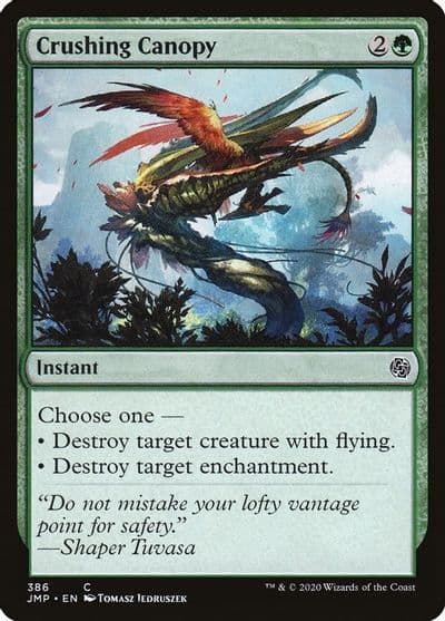 Crushing Canopy Jumpstart Magic card