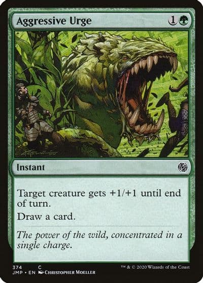Aggressive Urge Jumpstart Magic card