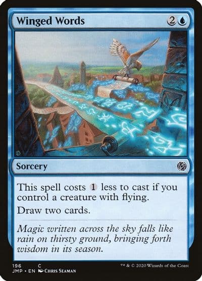 Winged Words Jumpstart Magic card