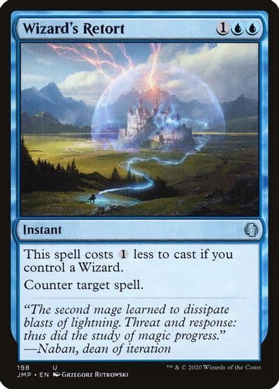 Wizards Retort Jumpstart Magic card