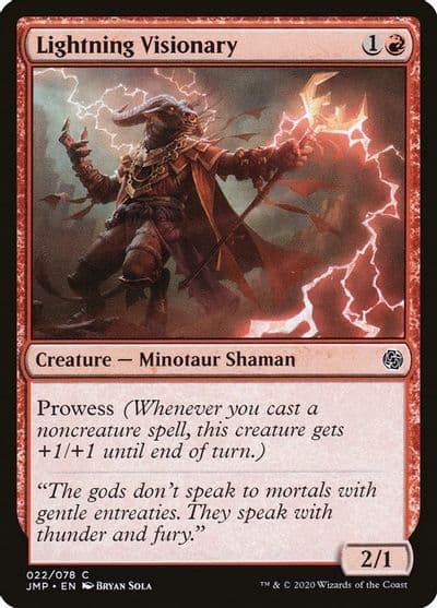 Lightning Visionary Jumpstart Magic card