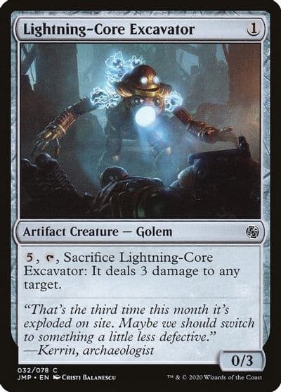 Lightning Core Excavator Jumpstart Magic card