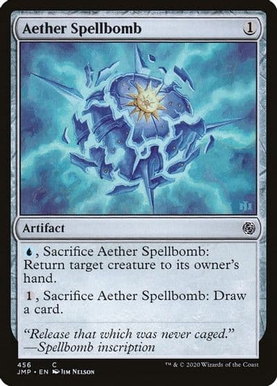 Aether Spellbomb Jumpstart Magic card