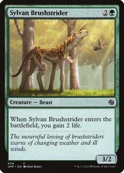 Sylvan Brushstrider Jumpstart Magic card