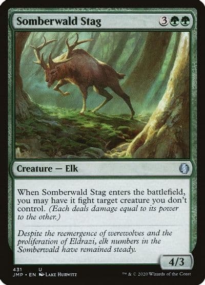 Somberwald Stag Jumpstart Magic card