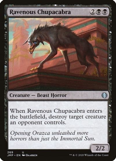 Ravenous Chupacabra Jumpstart Magic card