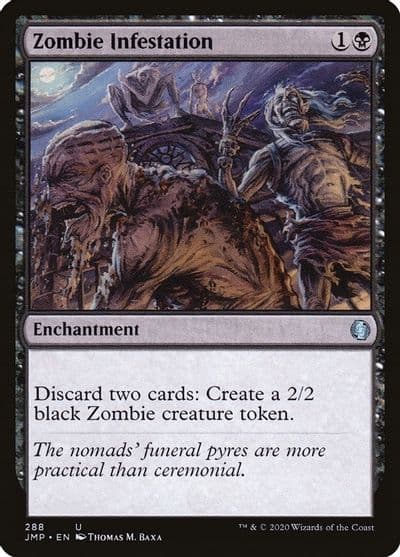 Zombie Infestation Jumpstart Magic card