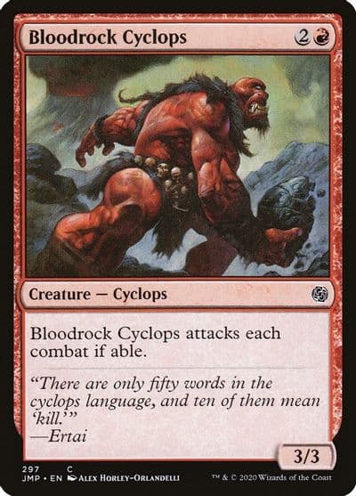 Bloodrock Cyclops Jumpstart Magic card