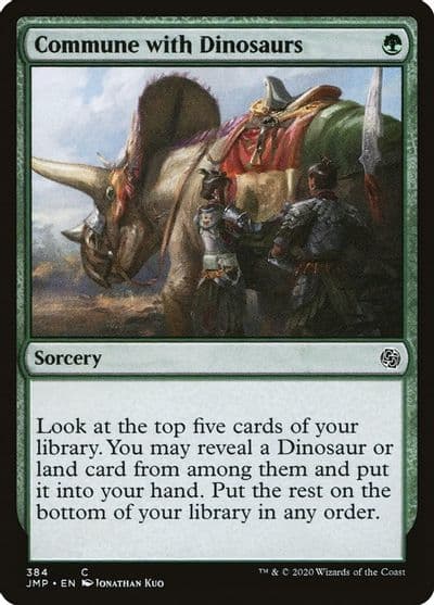 Commune with Dinosaurs Jumpstart Magic card