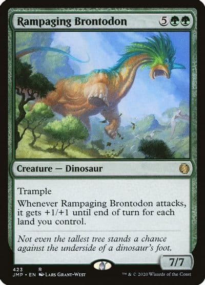 Rampaging Brontodon Jumpstart Magic card