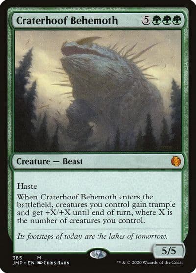Craterhoof Behemoth Jumpstart Magic card