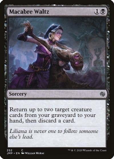 Macabre Waltz Jumpstart Magic card