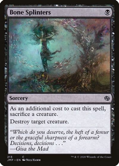 Bone Splinters Jumpstart Magic card