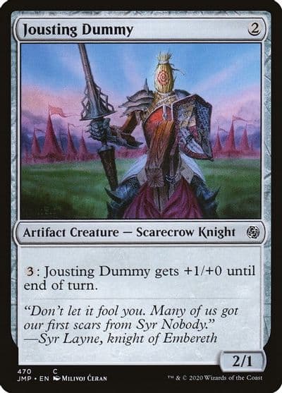 Jousting Dummy Jumpstart Magic card