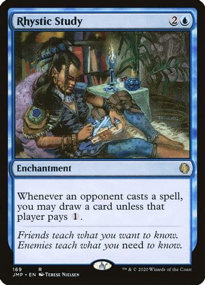 Rhystic Study Jumpstart Magic card