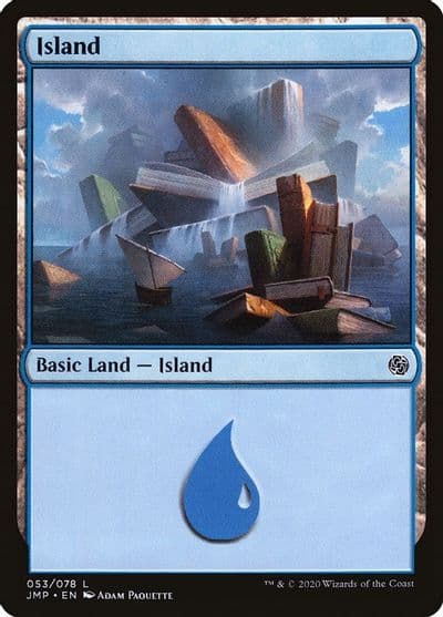 Island 053 Jumpstart Magic card
