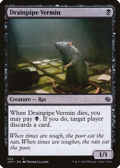 Drainpipe Vermin Jumpstart Magic card