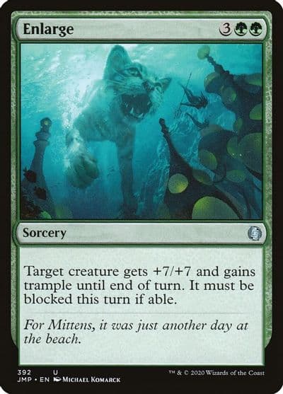 Enlarge Jumpstart Magic card