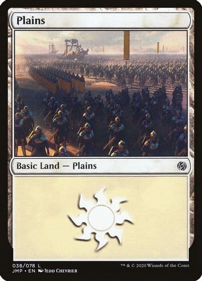 Plains 038 Jumpstart Magic card