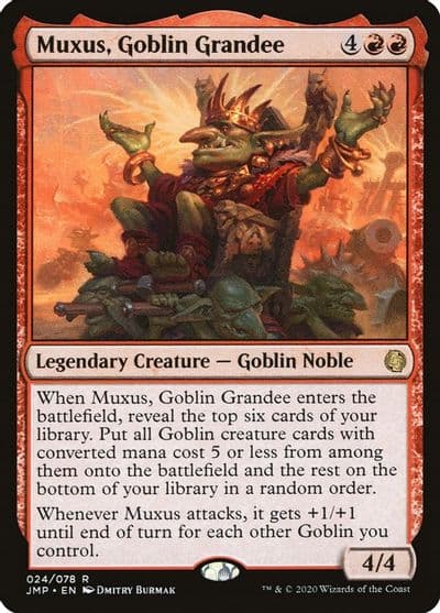 Muxus Goblin Grandee Jumpstart Magic card