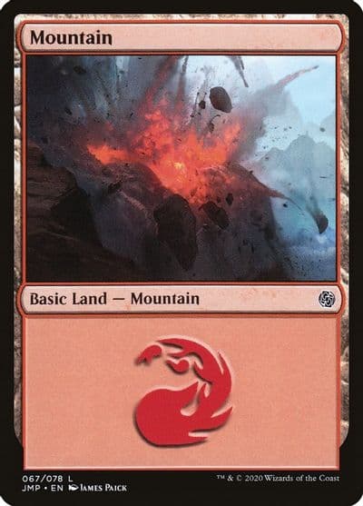 Mountain 067 Jumpstart Magic card