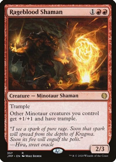 Rageblood Shaman Jumpstart Magic card