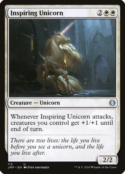 Inspiring Unicorn Jumpstart Magic card