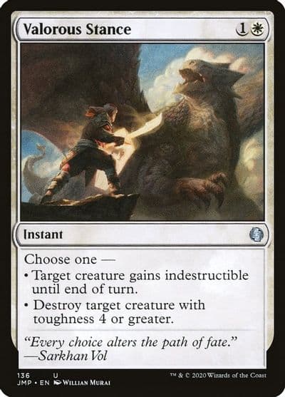 Valorous Stance Jumpstart Magic card