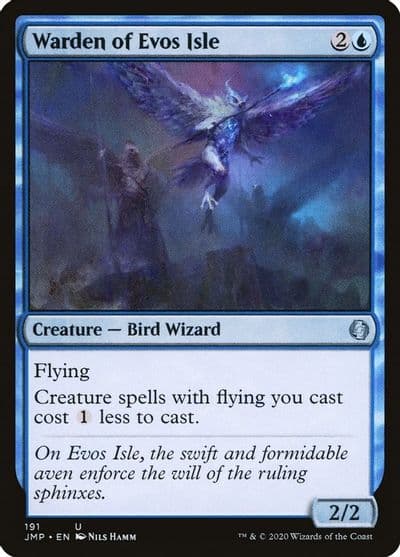 Warden of Evos Isle Jumpstart Magic card