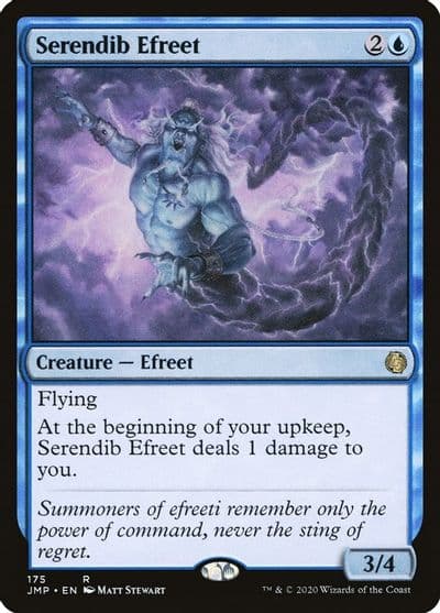 Serendib Efreet Jumpstart Magic card