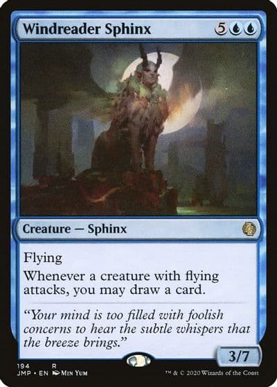 Windreader Sphinx Jumpstart Magic card