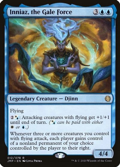Inniaz the Gale Force Jumpstart Magic card