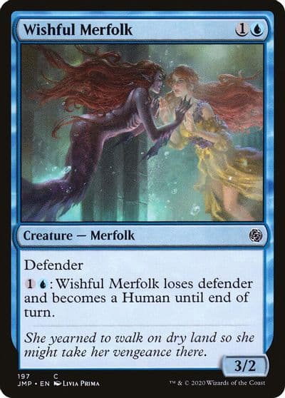 Wishful Merfolk Jumpstart Magic card
