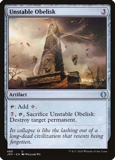Unstable Obelisk Jumpstart Magic card